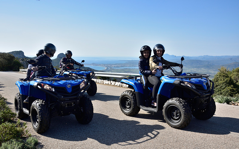 Panoramic Quad tour Baunei Orosei Gulf Golgo Sardinia