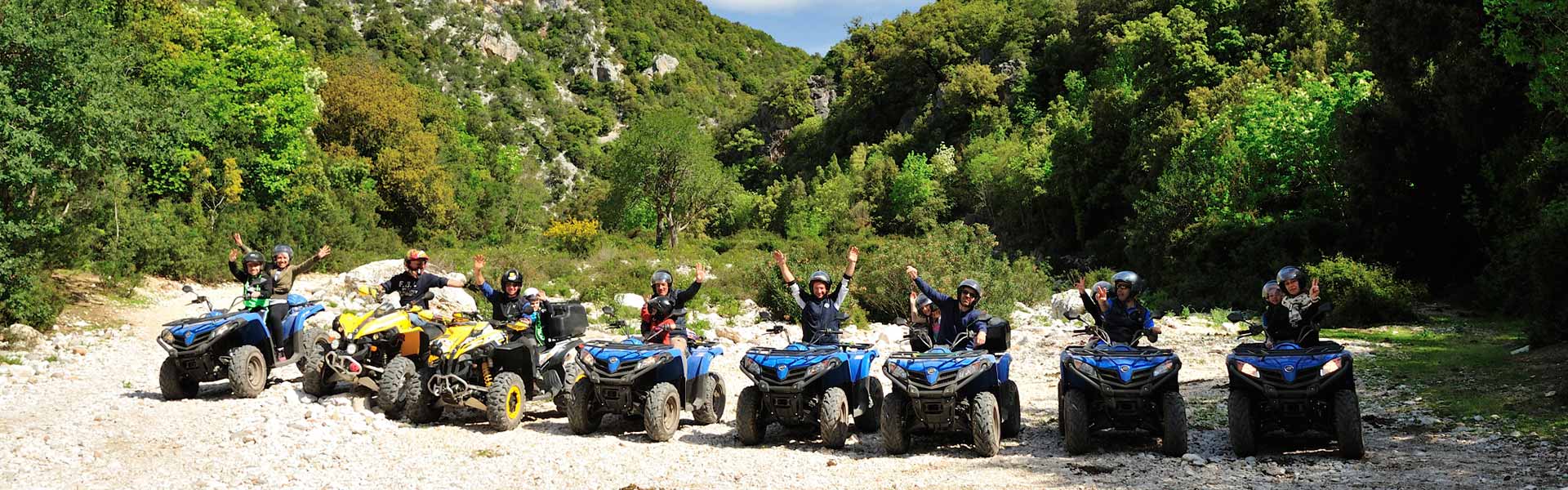 Percorsi in Quad a Baunei in Sardegna