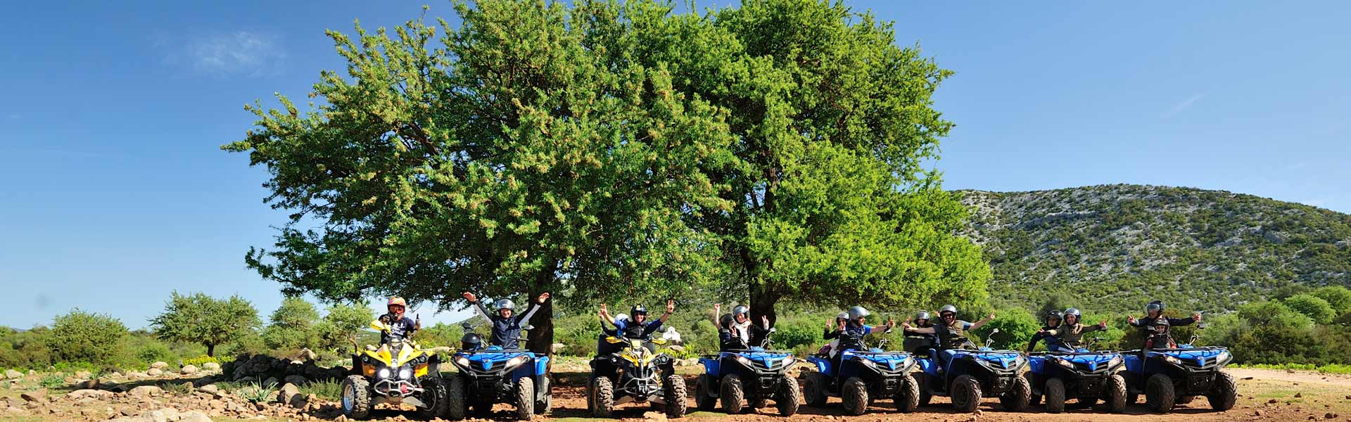 Escursione in Quad con guida tour ad anello a Baunei