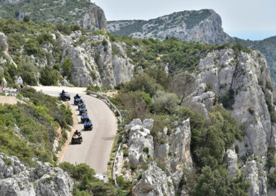 Tour in quad panoramico costa di Baunei, Ginnirco e Golgo